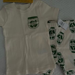 Old Navy 2piece pickle pajamas 18-24 months
